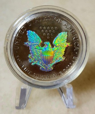 2000 American Liberty Hologram Silver Eagle Dollar 1 oz .999 Fine