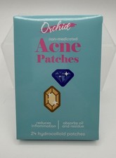Orchid Acne Patches Non-Medicated 24 Hydocolloid Patches Purple/Yellow Gems