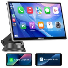 9 Inch Touch Screen Portable Car Stereo Radio Wireless Apple Carplay Android