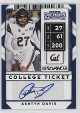 2020 Panini Contenders Draft Picks College Ticket Ashtyn Davis #218 Auto 11e1