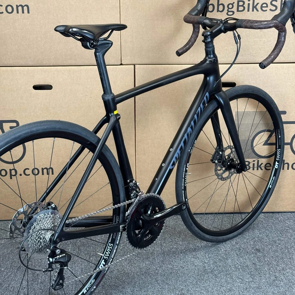 Bicicleta de carretera Specialized Roubaix usada, disco de fibra de carbono-2018, 54 cm Foto 4 de 4