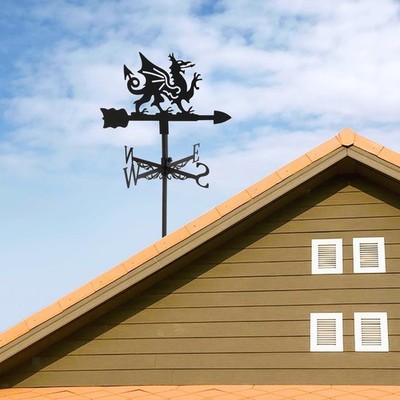 Wetterfahne Windrichtungsanzeiger Windfahne für Patio Farmhouse Ornament