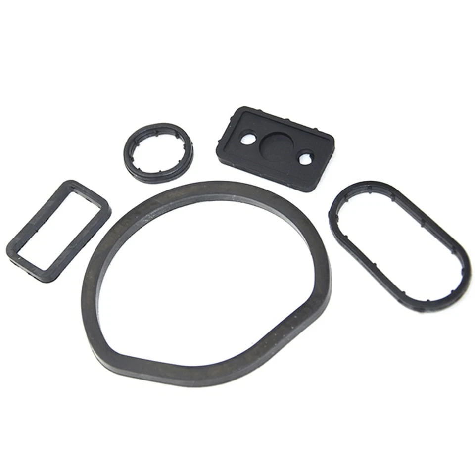 5Pcs Oil Filter Housing Seal Kit For Mercedes Benz W203 W208 W209 1121840261 - Image 2 of 4