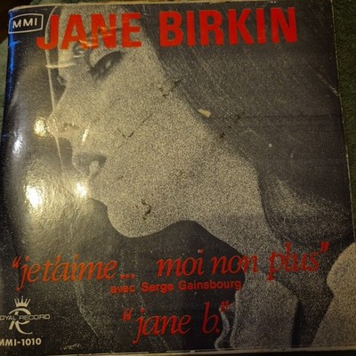 Jane Birkin Serge Gainsbourg - Je T'aime Moi Non Plus - 7'' Vinyl Malaysian Press