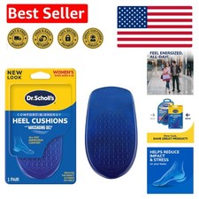 Massaging Gel Heel Cushions - All-Day Shock Absorption  Comfort for Women 6-10