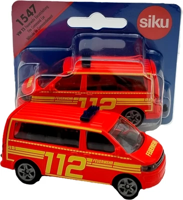 SIKU Cars / Auto 1547 VW T5 Feuerwehr Einsatzleitung - Bild 1 von 4
