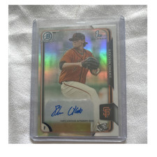 Bowman Chrome 2015 Steven Okert Giants Autograph Rookie Refractor /499 BCAP-SO