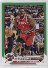 2023-24 Topps G-League Green 71/99 Darius Days #73 0j5z