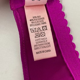 Agent Provocateur Molly Purple Silk Suspender AP3 Medium New