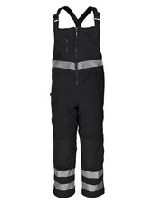 Refrigiwear 7495 Large Insulated Softshell Enhanced Visibility Bib Overalls