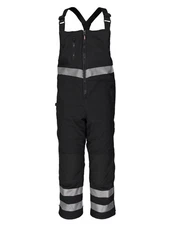 Refrigiwear 7495 Large Insulated Softshell Enhanced Visibility Bib Overalls