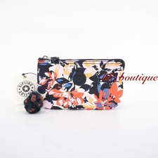 Bolsa de accesorios grande Kipling Creativity poliéster AC3439 Splashy Posies nueva con etiquetas $34