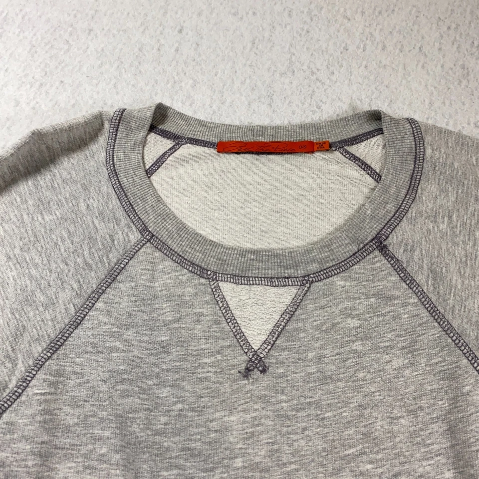 Suéter Feel The Piece para mujer talla única gris cuello redondo manga larga elástico nuevo sin etiquetas Foto 3 de 4