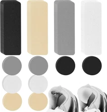 48Pcs Self Adhesive Shoe Repair Patches Leather Mesh Heel Toe Patch 4 Colors