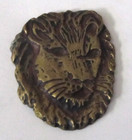 Leo Lion Zodiac Constellation Horoscope Medallion Preowned Pot Metal Astrology — photo 1