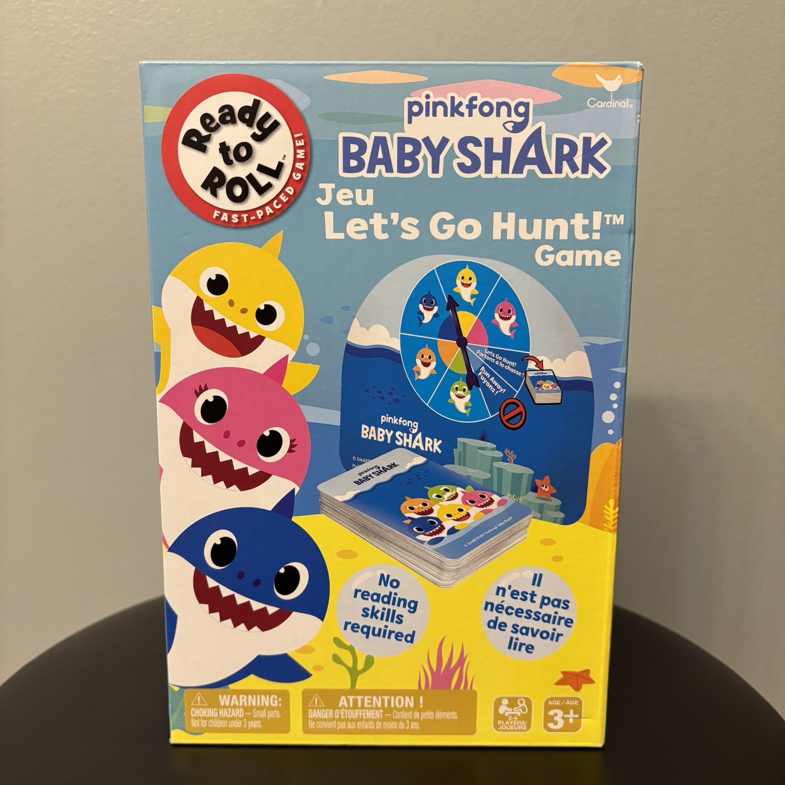 Pinkfog Baby Shark Let's Go Hunt Game 2-4 players Ages 3+ - Cardinal - Brand New