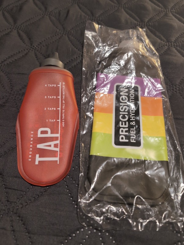 Running Gel Flasks Lot Precision Nutrition Hydrapak Endurance Tap