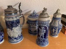 Krug, Westerwald, Historismus, Jugendstil, Bierkrug, Kautabak Topf, Kanne, Antik