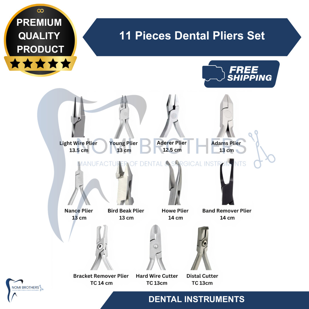 New Dental Orthodontic Pliers Set Braces Wire Bending Cuttin