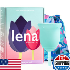 Lena Kubek menstruacyjny Oryginalny – Silikonowy kubek na okres wielokrotnego użytku do regularnego przepływu, 12-