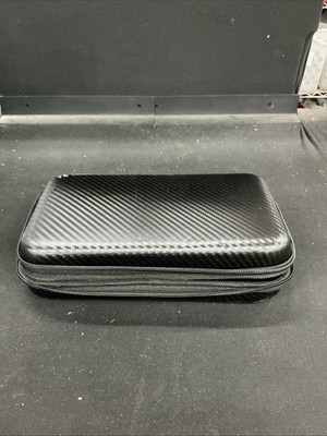 Hard Shell Black Game Console Carrying Case. Used