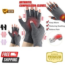 Medical Arthritis Gloves Compression Copper Pain Relief Hand Wrist Support Brace