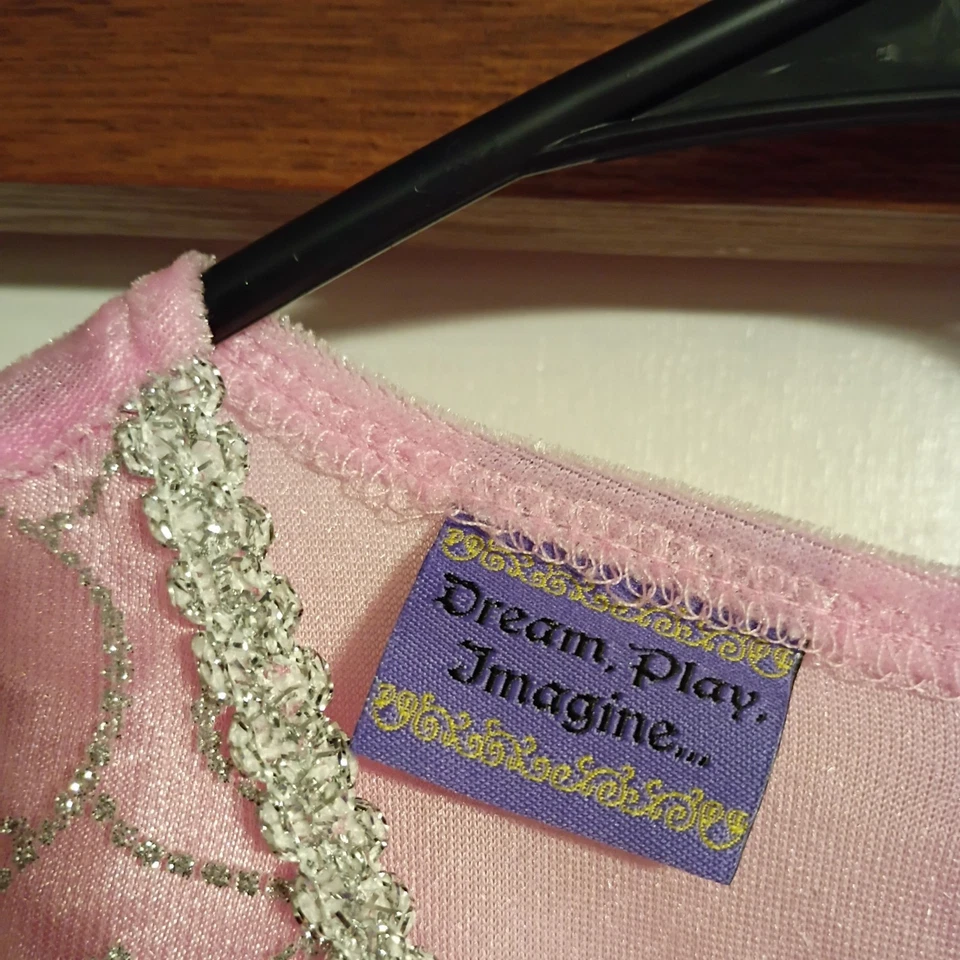 Vestido de princesa de lujo disfraz aro talla 7/8 niñas Foto 3 de 4