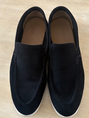 Massimo Dutti Men's black  Suede Loafer Slip-On Driving Mocs EU 43 US 10 