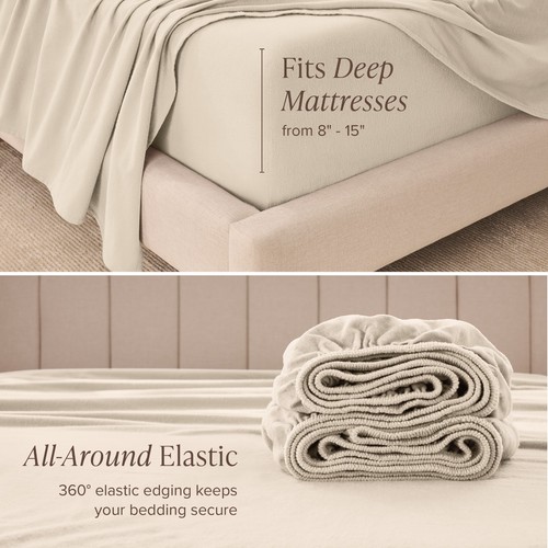 Bare Home Organic Cotton Flannel Sheet Set - 100% Cotton - Double Brushed - Picture 40 of 105