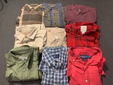 Lot Of Nine Men s Size Medium Button Down Work And Dress Shirt