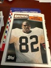 1987 Topps Football #85 Ozzie Newsome Cleveland Browns