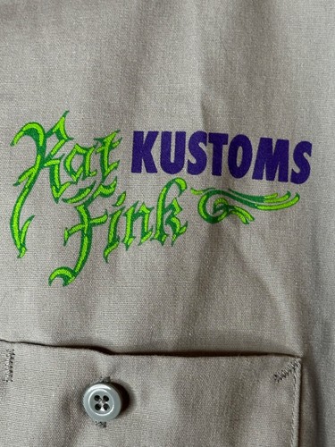 49-50 Mercury Rat Fink Dickies Work Shirt 2XL Z8 - Picture 4 of 11