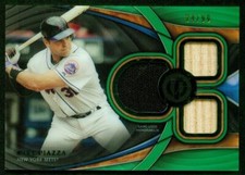 043 Relic, 2018 Topps Tribute Triple Relic, Mike Piazza HOF, #TTR-MP, 24/99