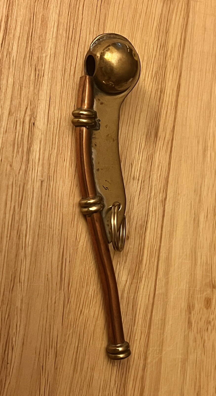 VINTAGE BRASS/COPPER BOATSWAIN'S MATE WHISTLE BOSUN’S MATE Boltzmann