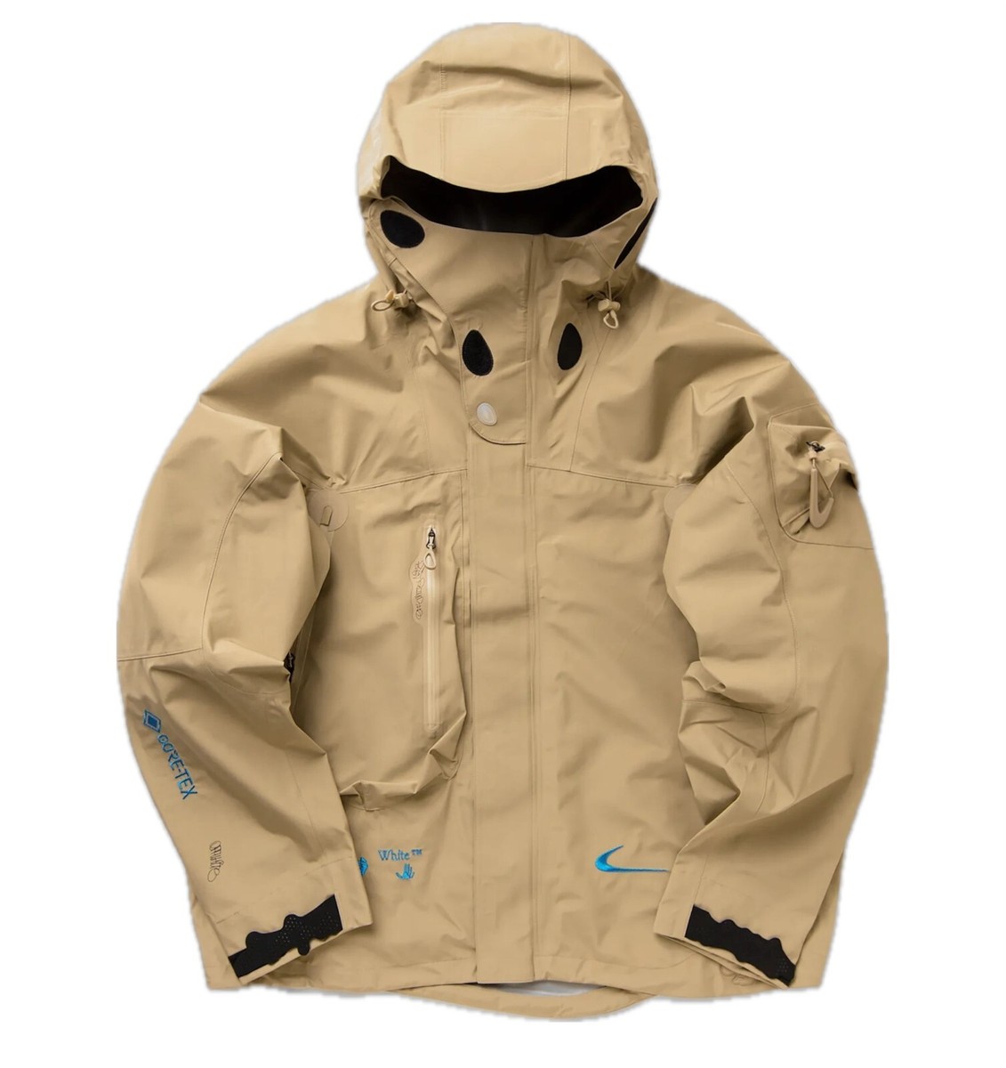 XL Nike x Off-White ™ GORE-TEX shell jacket 007 beige water virgil