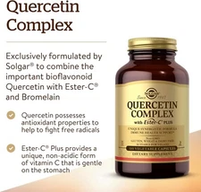 Solgar - Quercetin Complex with Ester C Plus - 100 Vege Capsules