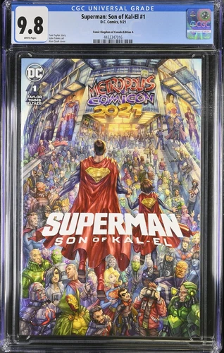 Superman Son of Kal-El 1 CGC 9.8 4432347016 Comic Canada Edition A Scarce Key