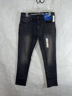 Arizona Jeans Advanced Flex 360 Slim NWT Black Faded 30 X 32