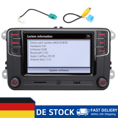 Für PQ VW Golf Polo CC Car Radio NONAME RCD330 RCD340G 187B Android Auto Carplay