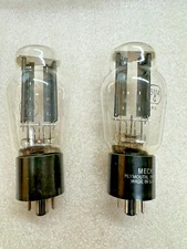 National Union 5U4G Rectifier Tubes Pair Sylvania