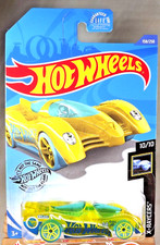 2020 Hot Wheels Treasure Hunt #158 X-Raycers 10/10 POWER PISTONS Yellow w/Pr5 Sp