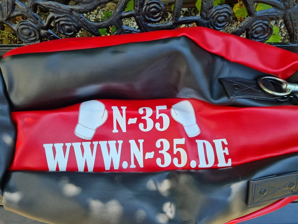 N-35 Boxsack + Kette Boxbirne Sandsack Boxsport TOP Fitness Geschenk Boxen NEU - Bild 3 von 4