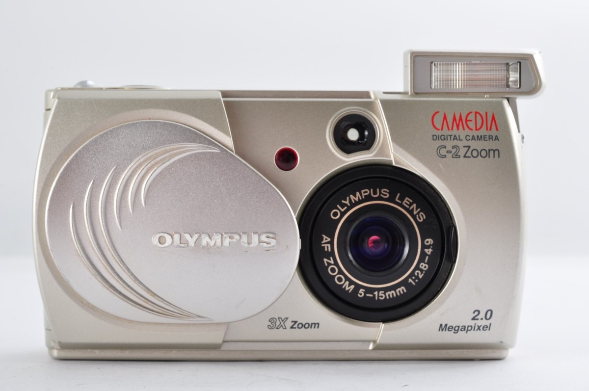 Olympus Camedia C-2 Zoom Silver 2.0MP Japanese Only [Exc+5