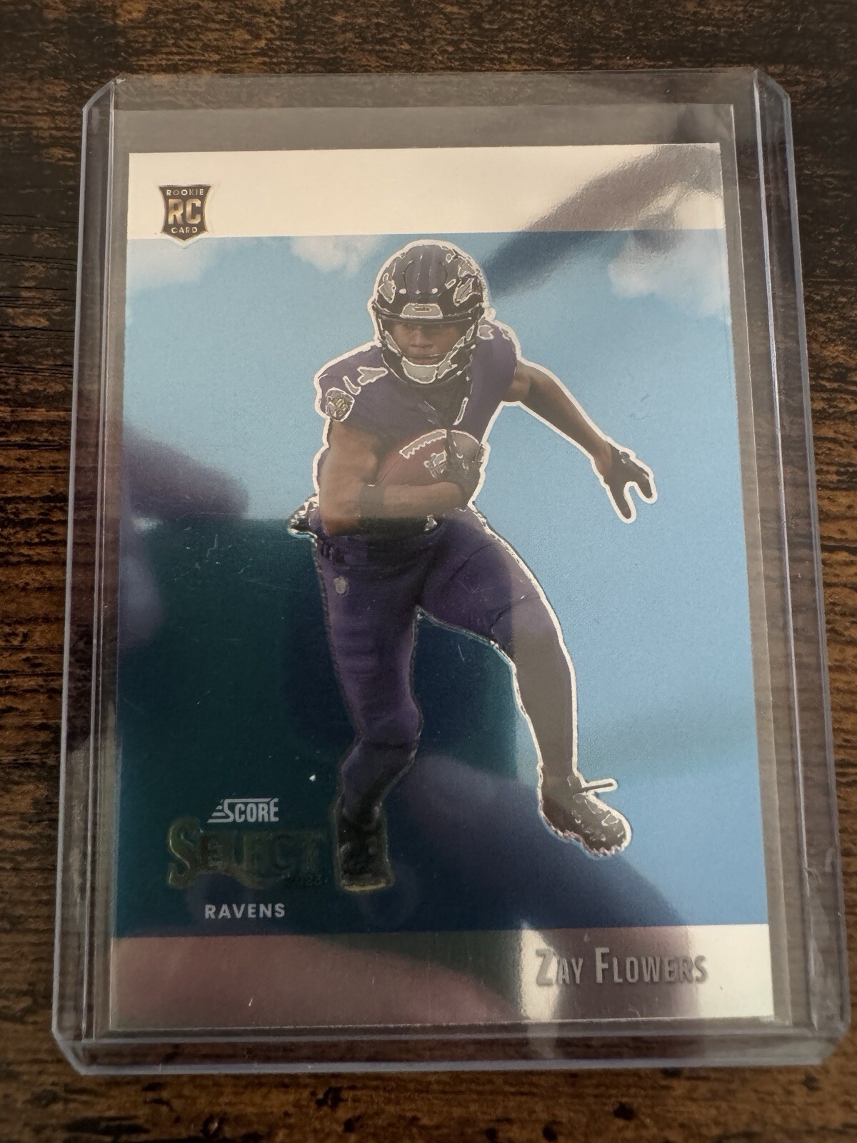 2023 Panini Select - Score Select Throwback Silver Prizm #STW-ZFL Zay Flowers