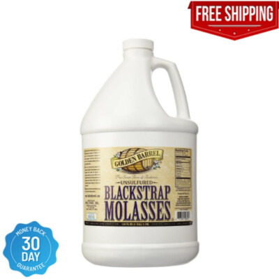Golden Barrel Bulk Unsulfured Blackstrap Molasses Jug (128 Fl Oz)