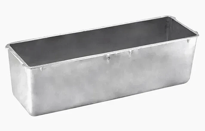 ALUMINUM BREAD MOLD “ODESSA” FOR BAKING RECTANGULAR BREAD PAN LOAF NEW