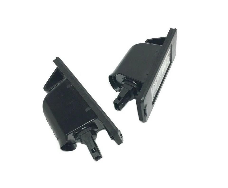 GM License Plate Light Lamp Assembly w/ Bulb New OEM 13590043 Set 2pc - Image 2 of 4