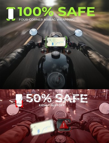 Motorcycle and Bicycle Mount Phone Holder - Picture 6 of 9