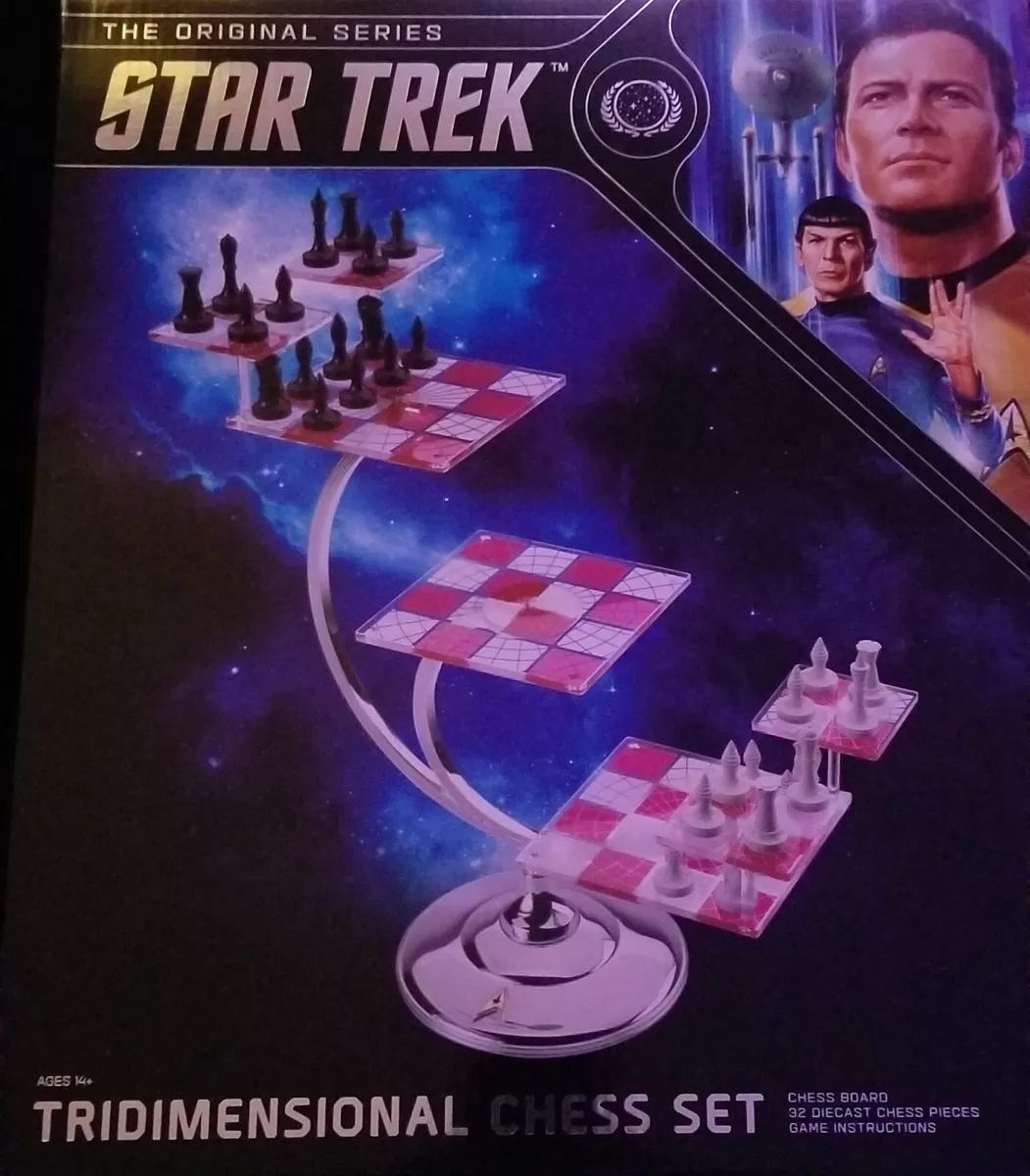 Star Trek Tridimensional 3D Chess Set Replica