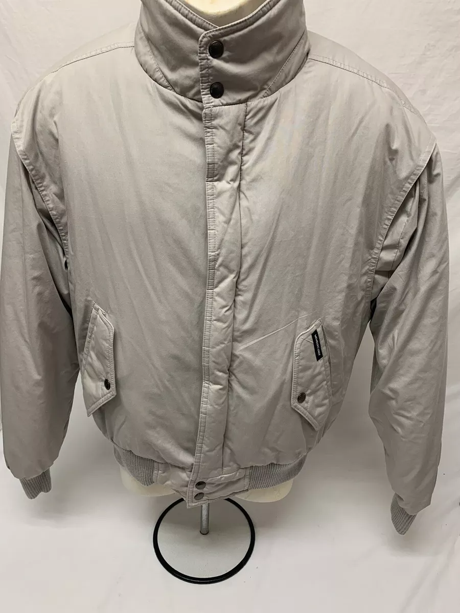 Members only top grey bomber jacket